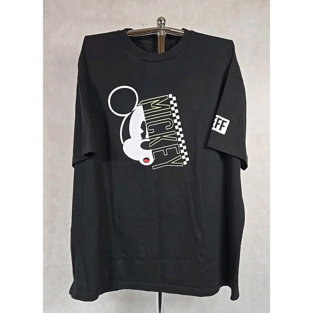 Disney Neff Mens Size 3XL Shirt Mickey Mouse‎ Black Graphic Print